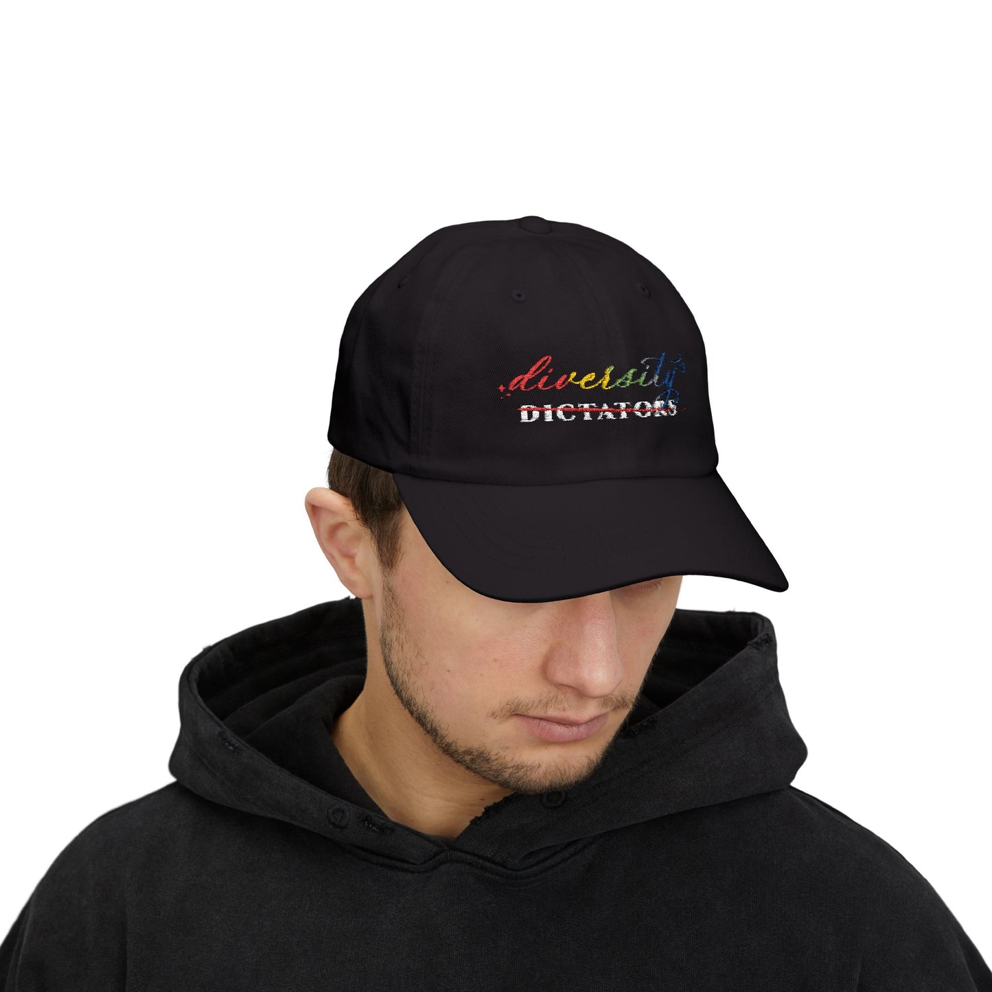 Diversity Over Dictators *Embroidered* Classic Dad Cap
