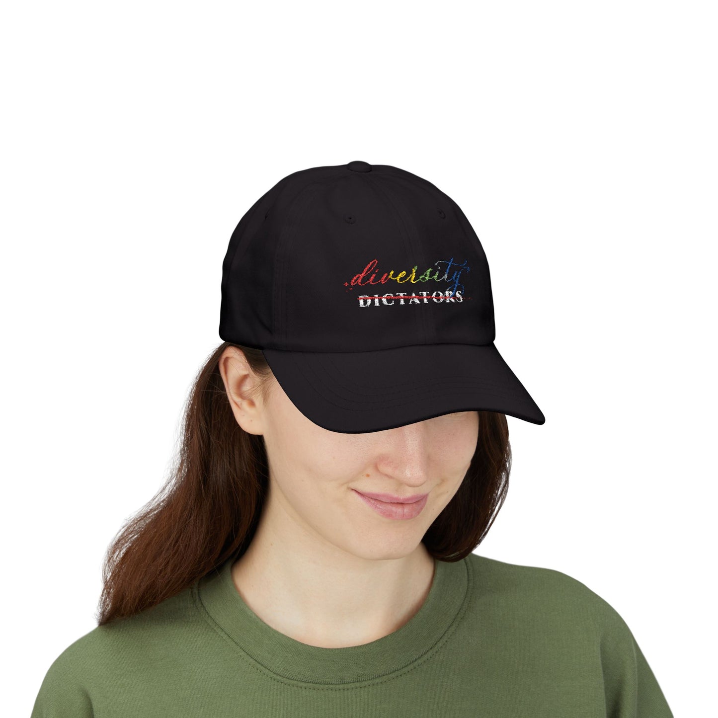 Diversity Over Dictators *Embroidered* Classic Dad Cap