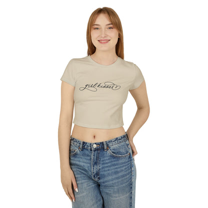 "Girl Kisser" Script Fitted Women's Baby Tee