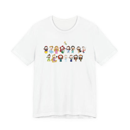 Derpy Princess Lineup Unisex Shirt (Bella + Canvas)