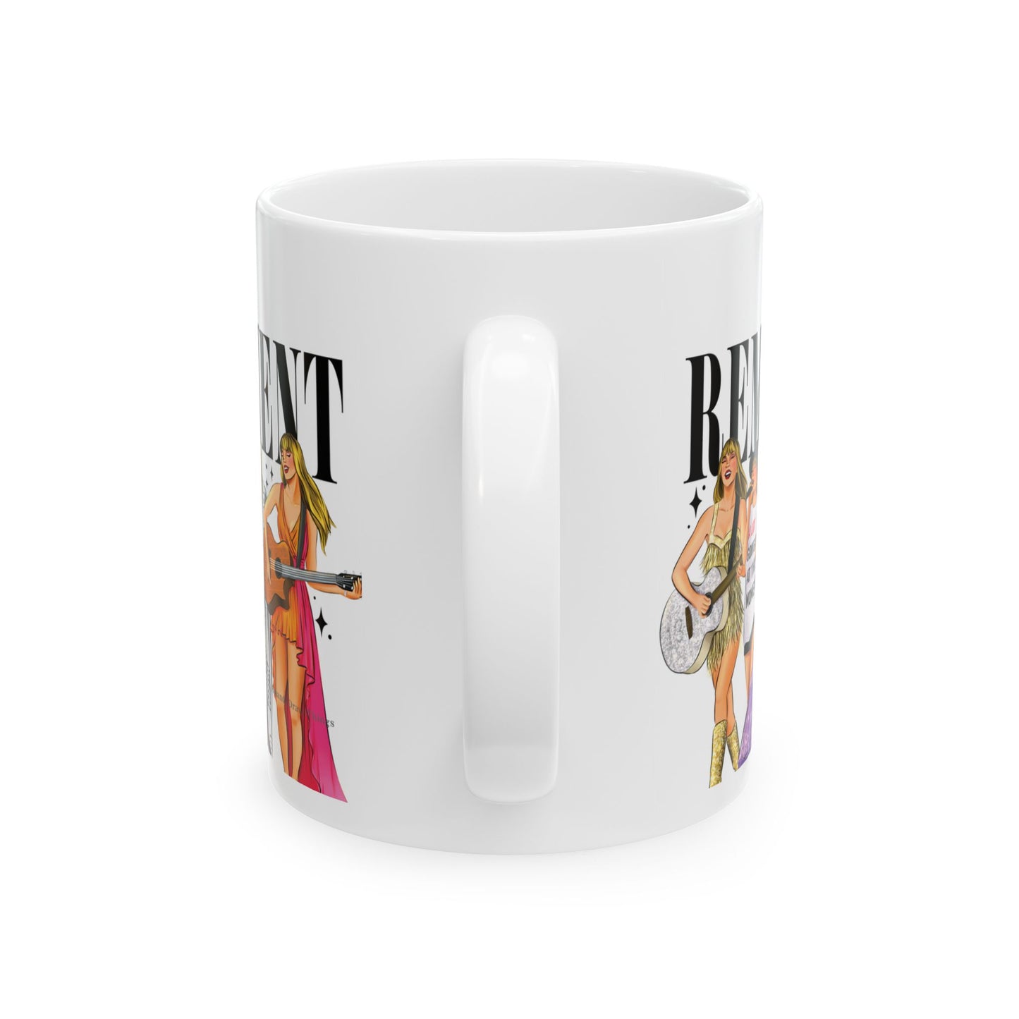 Remember This Moment Lineup Drawings WHITE Ceramic Mug