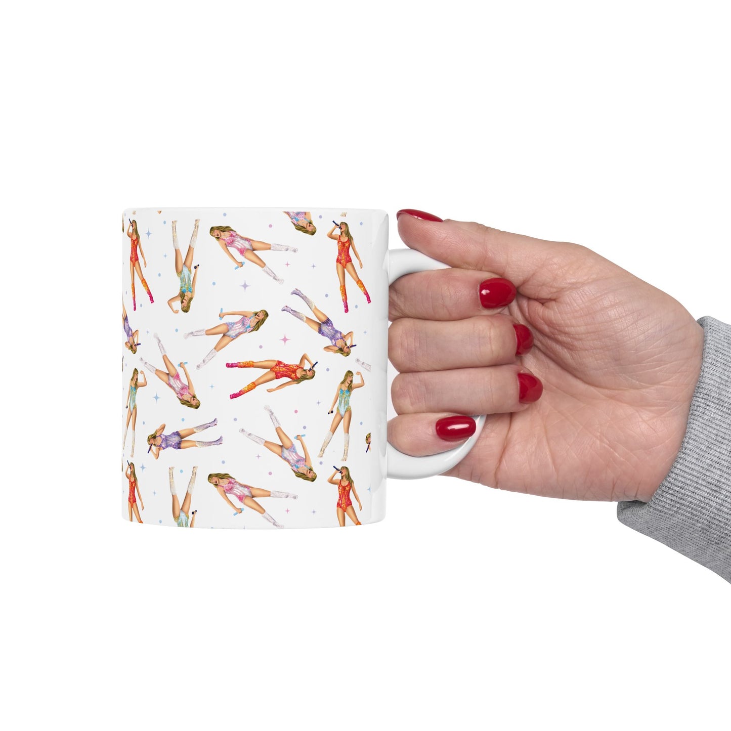 Opening Bodysuit Drawings Pattern Mug