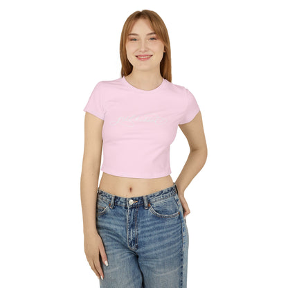 "Girl Kisser" Script Fitted Women's Baby Tee