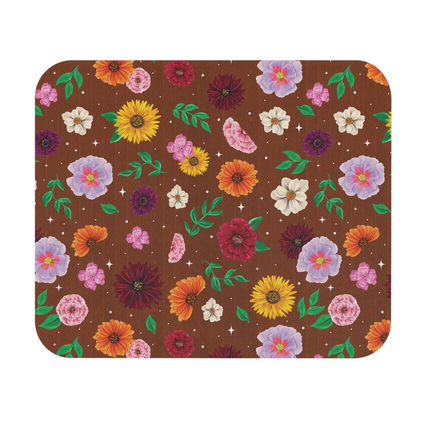 Tour Surprise Song Piano Floral Drawings Mouse Pad