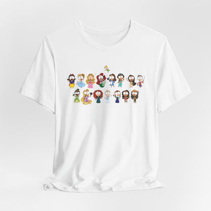 Derpy Princess Lineup Unisex Shirt (Bella + Canvas)