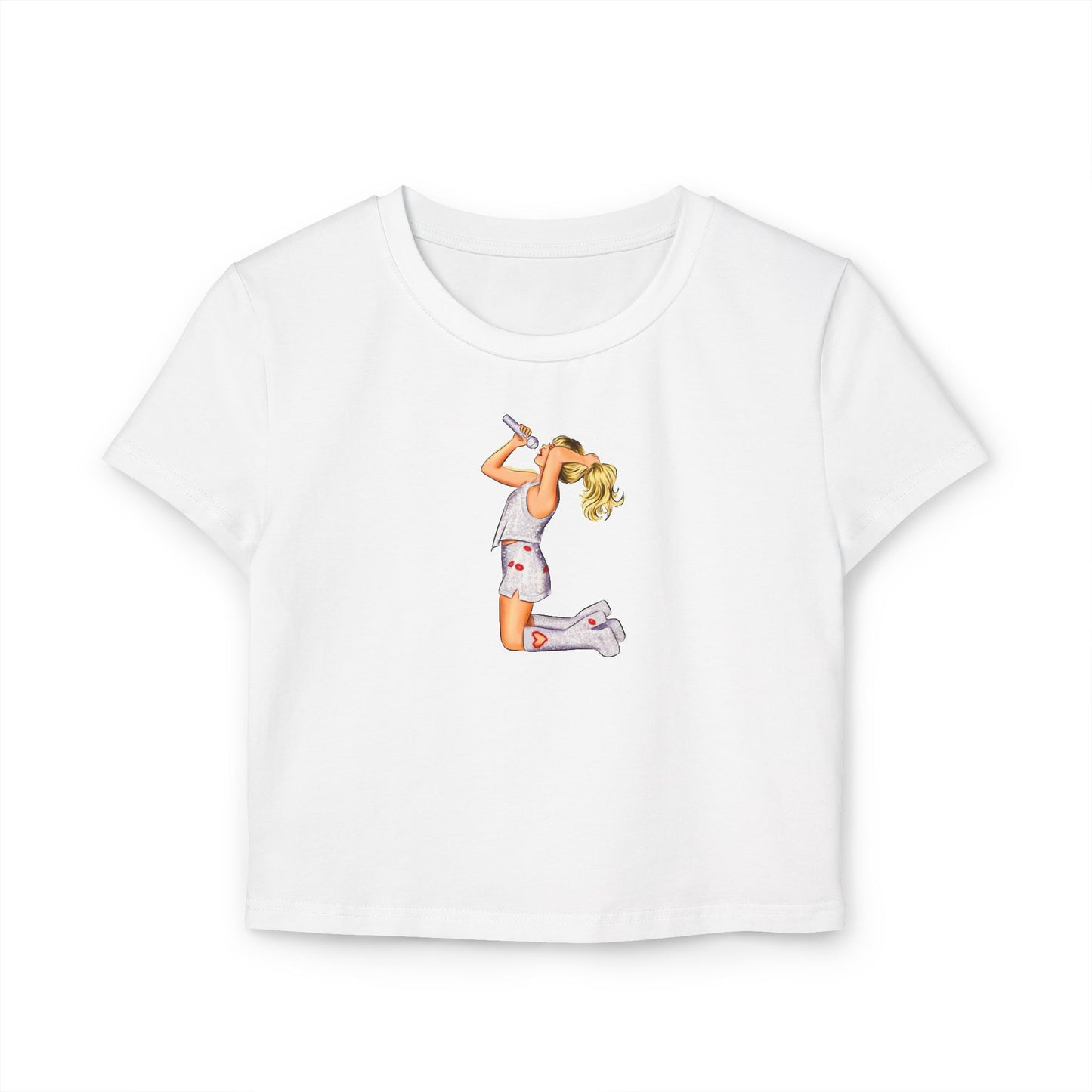 Have You Ever Tried 'The Ponytail"? Drawing Women's Baby Tee