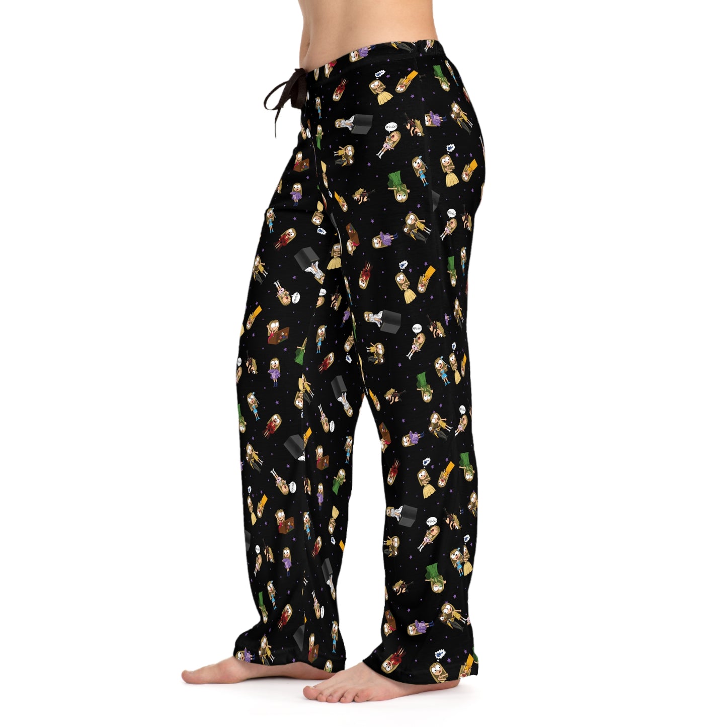 Errors Tour Drawings Pattern Women's Pajama Pants