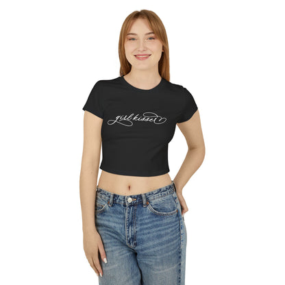 "Girl Kisser" Script Fitted Women's Baby Tee