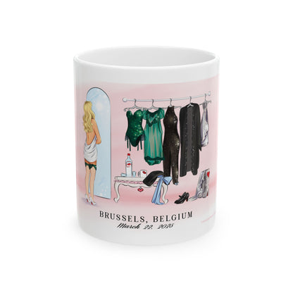 3/22 Brussels Dressing Room Drawing Ceramic 11oz 15oz Mug
