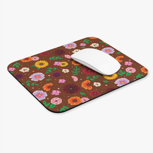 Tour Surprise Song Piano Floral Drawings Mouse Pad