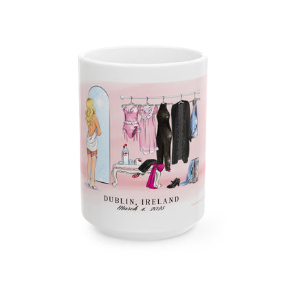 3/4 Dublin Dressing Room Drawing Ceramic 11oz 15oz Mug