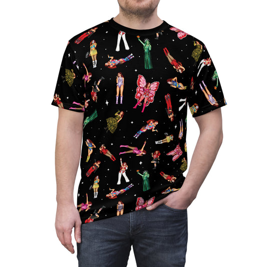 Chappell Tour Outfit Drawings Pattern Tee UNISEX Fit Shirt