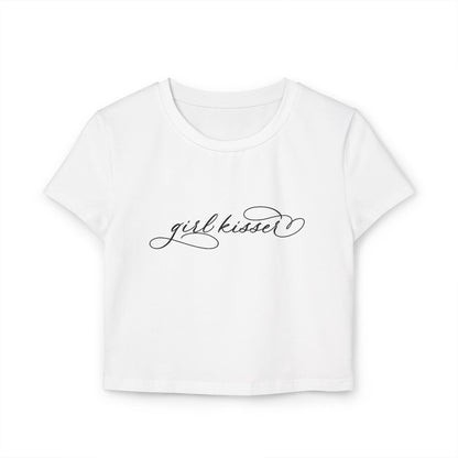 "Girl Kisser" Script Fitted Women's Baby Tee