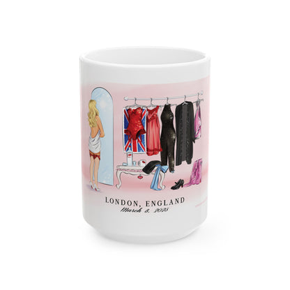 3/8 London Dressing Room Drawing Ceramic 11oz 15oz Mug