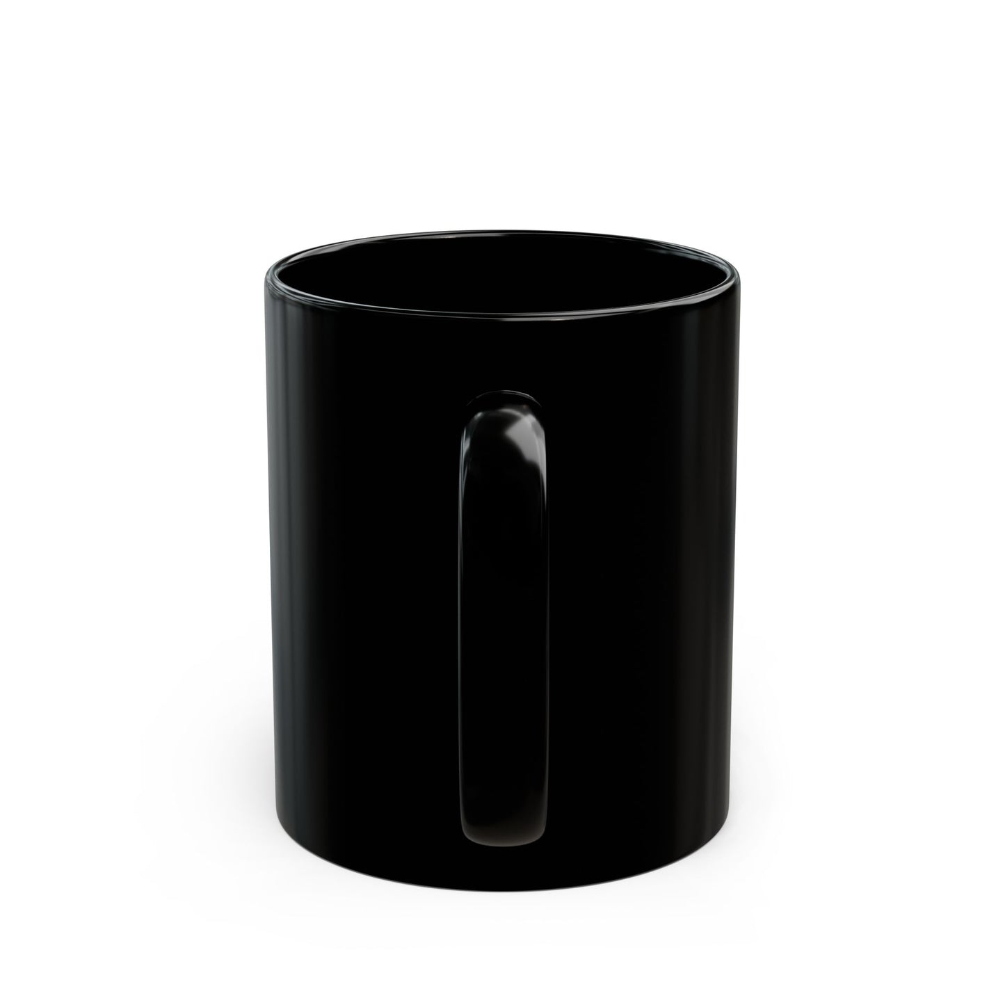 Hand Drawn Tour Floral Piano BLACK Mug (11oz, 15oz)