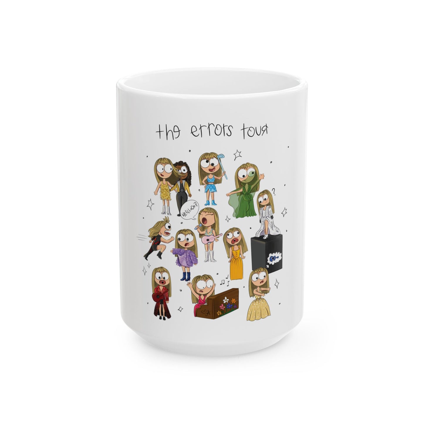 The Errors Tour Doodles Outfits Mug