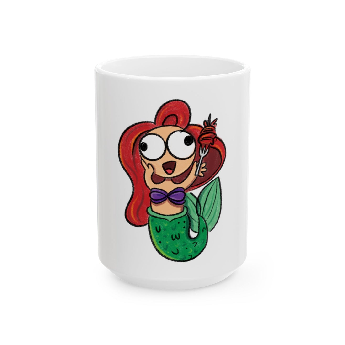 Derpy Mermaid Mug (11oz, 15oz)