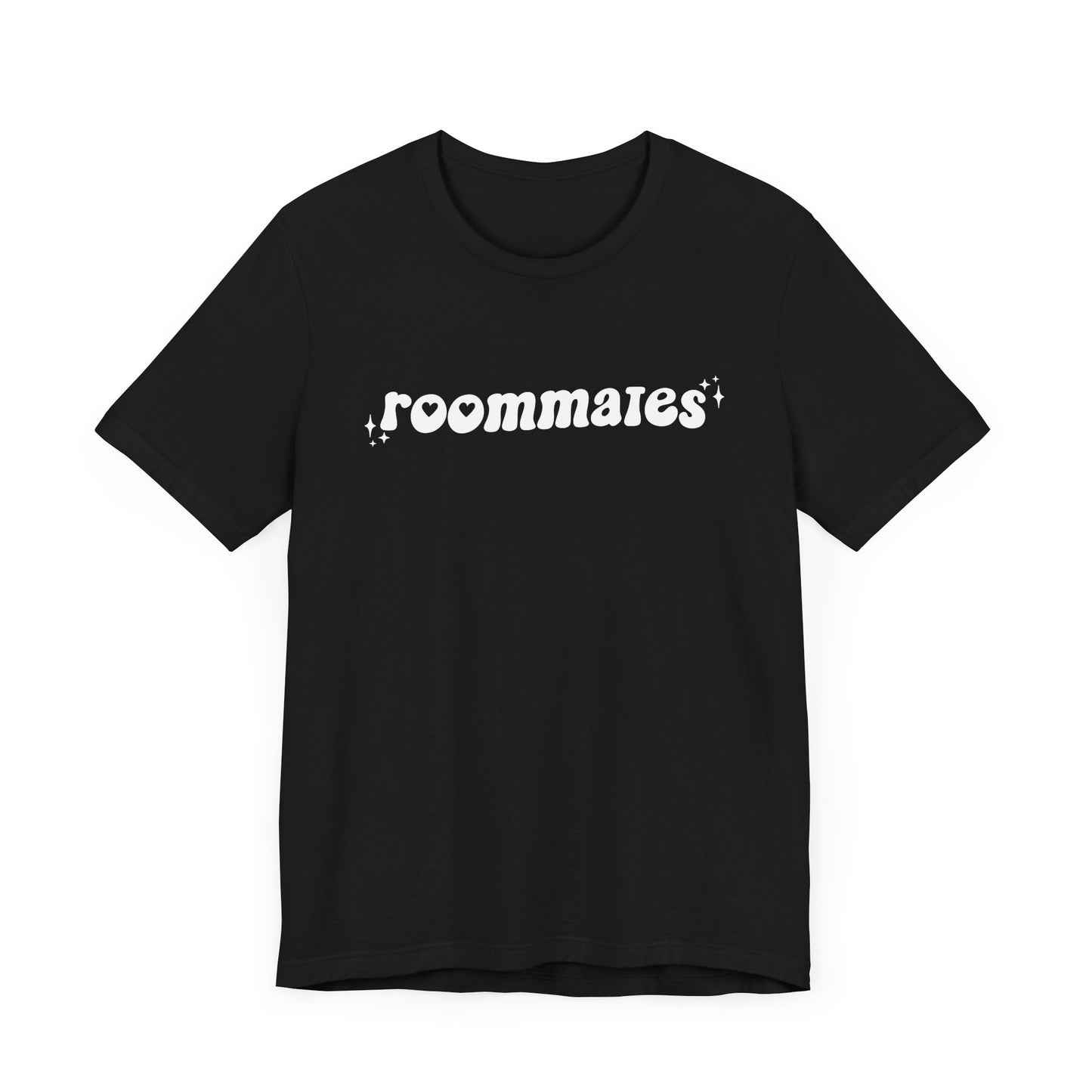 "Roommates" Bella+Canvas Unisex Size Jersey Short Sleeve Tee