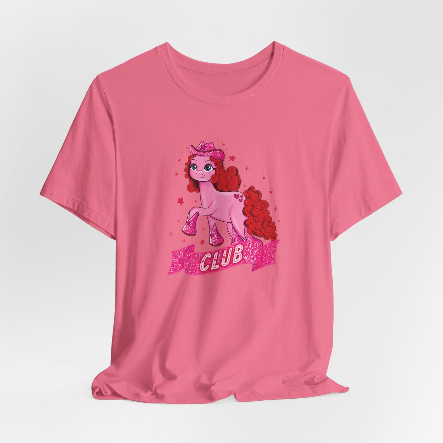 Pink Pony Drawing Bella + Canvas UNISEX Shirt