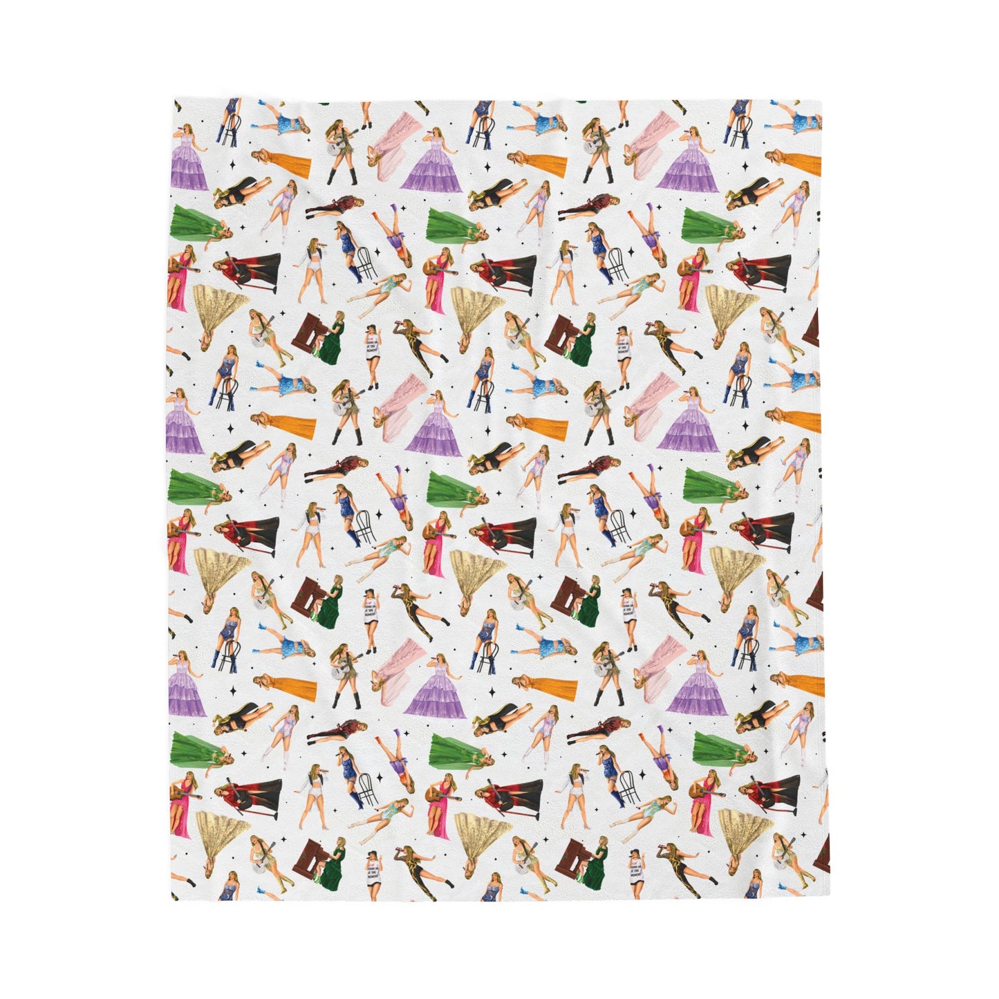 Eras Pattern Velveteen Plush Blanket