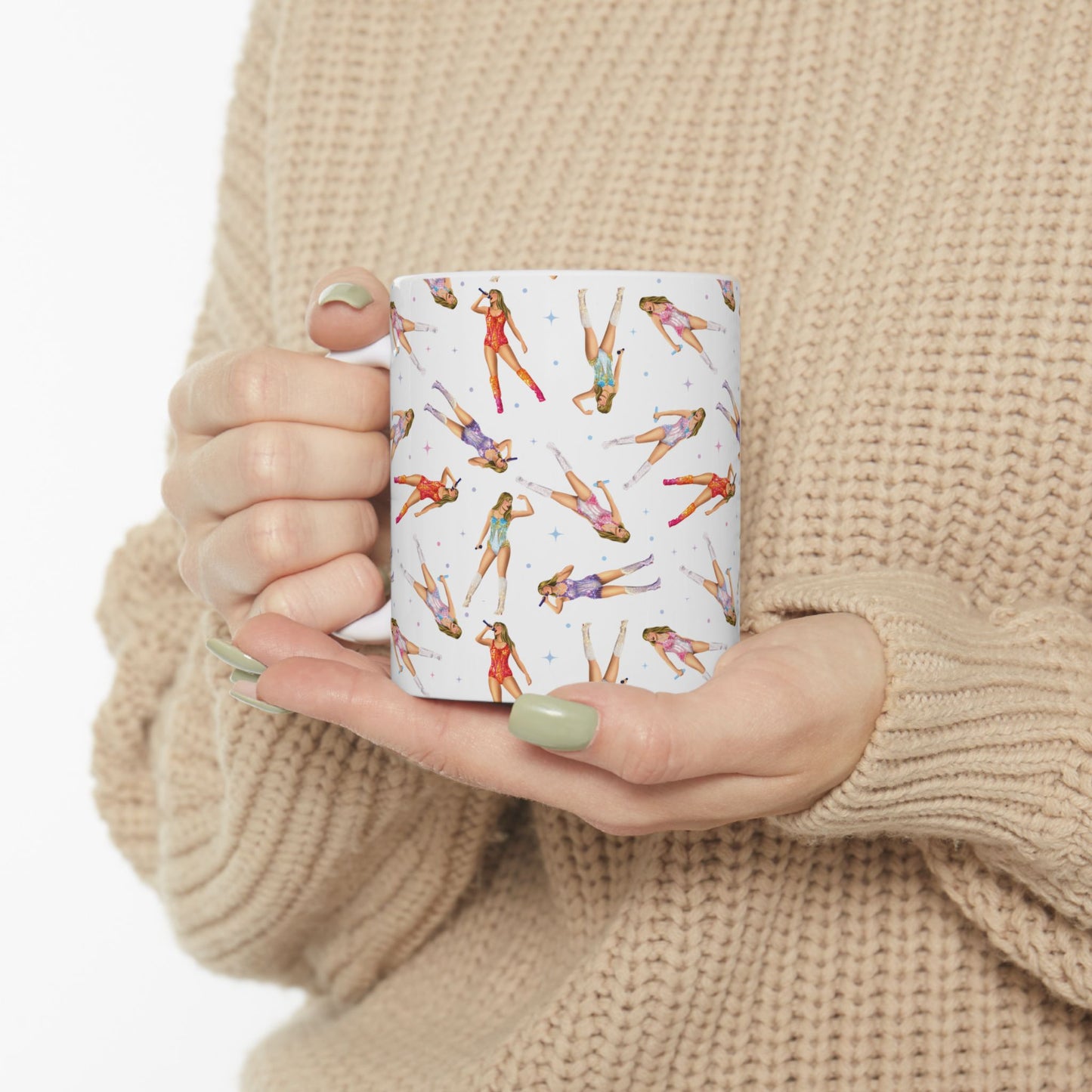 Opening Bodysuit Drawings Pattern Mug