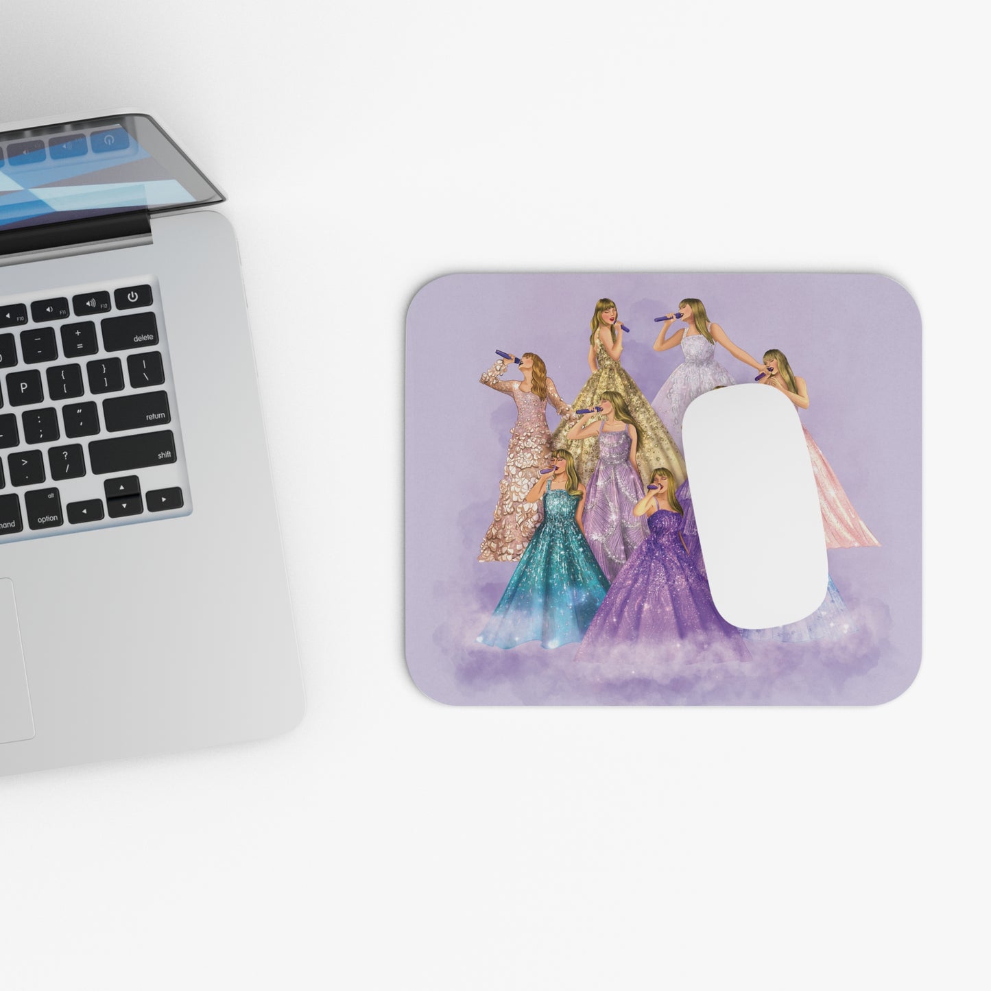 Enchanting Ball Gowns Drawings Mouse Pad