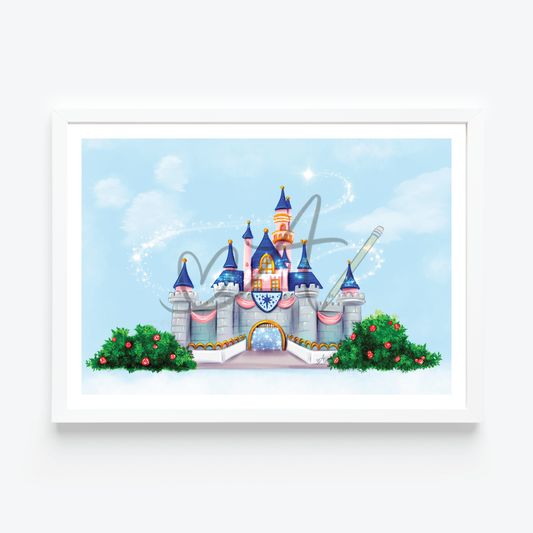 AM Castle Art Print