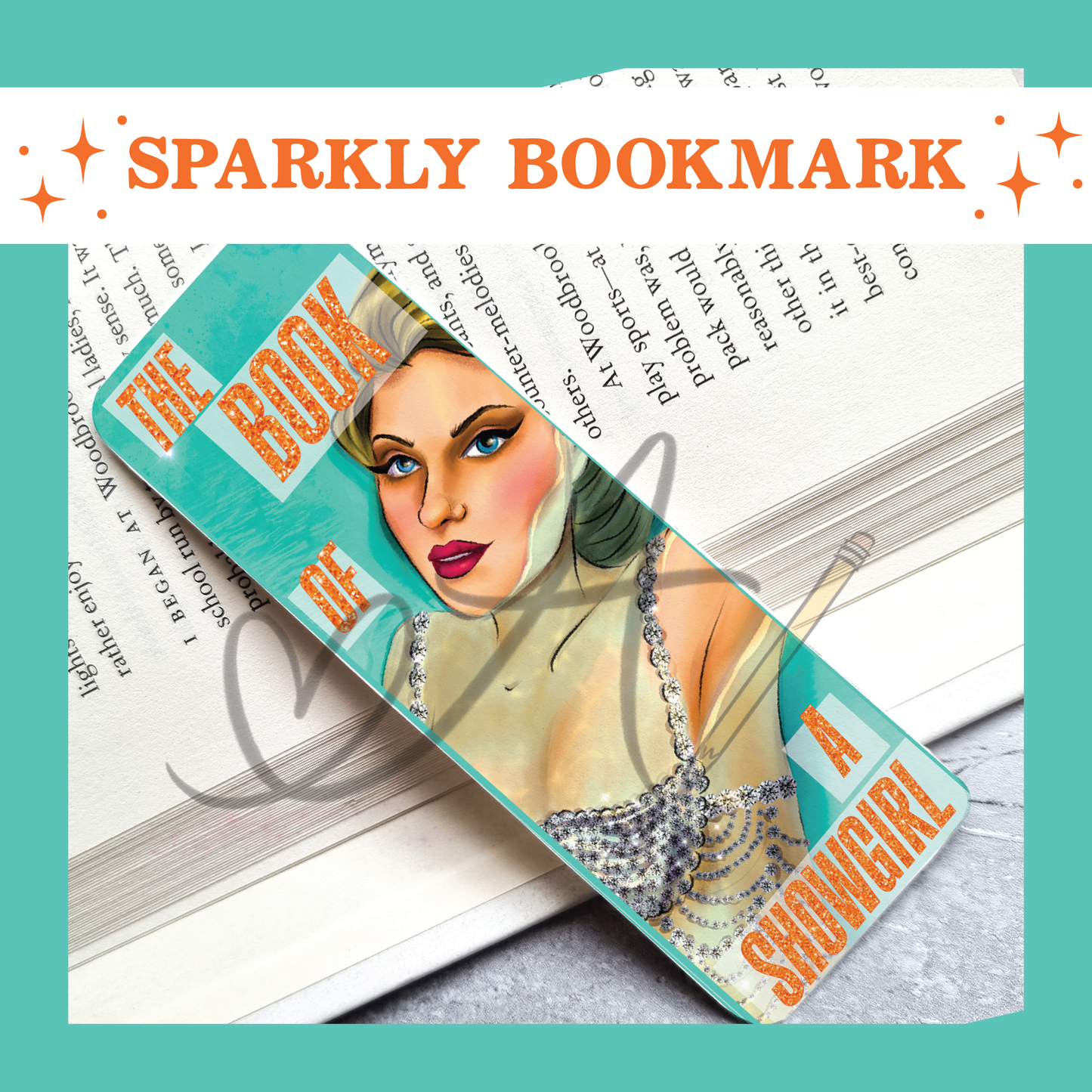 Bathtub Showgirl Bookmark
