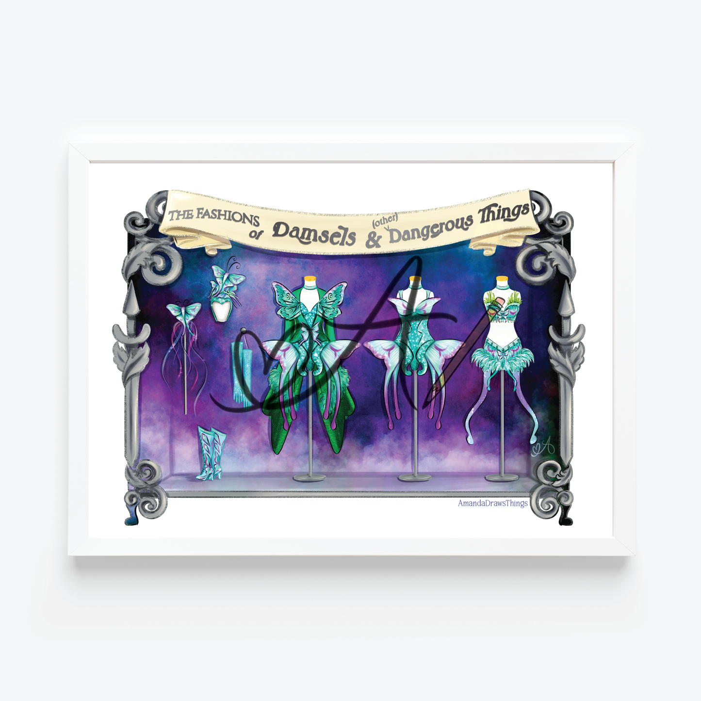 Luna Moth: Fashions of Damsels & Danger