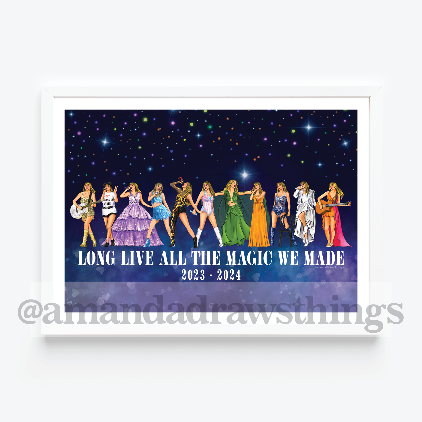 All The Magic We Made Lineup 5x7" Art Print