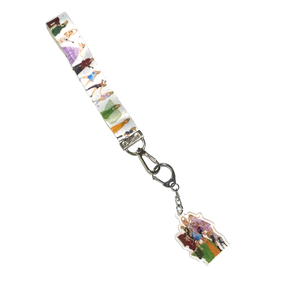 Eras Group Keychain with Wristlet