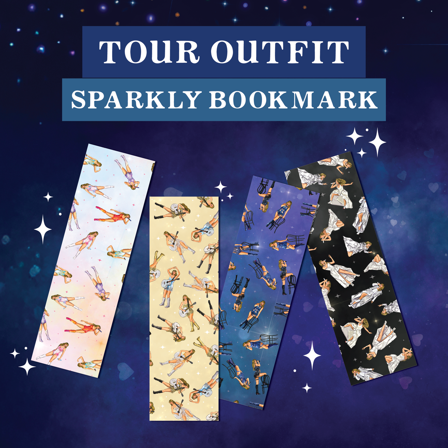 Sparkly Tour Outfit Bookmark