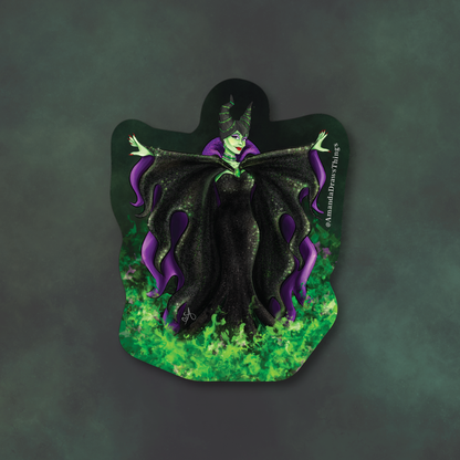 Evil Mistress Sparkly Sticker