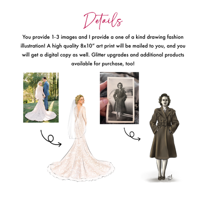 Custom Bridal Illustration