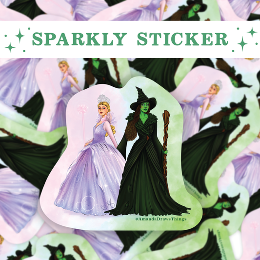 For Good Duo Sparkly Sticker