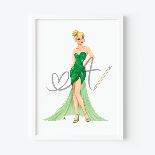 Glamour Tink Art Print