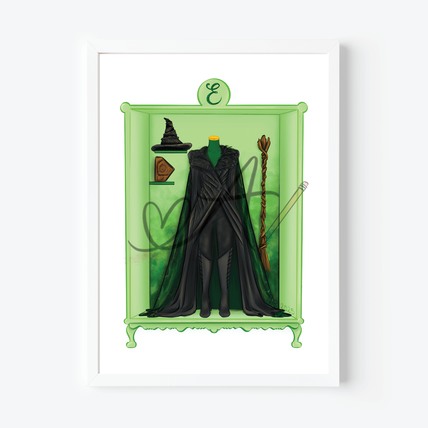 Green Witch Part 2 2025 Wardrobe Art Print