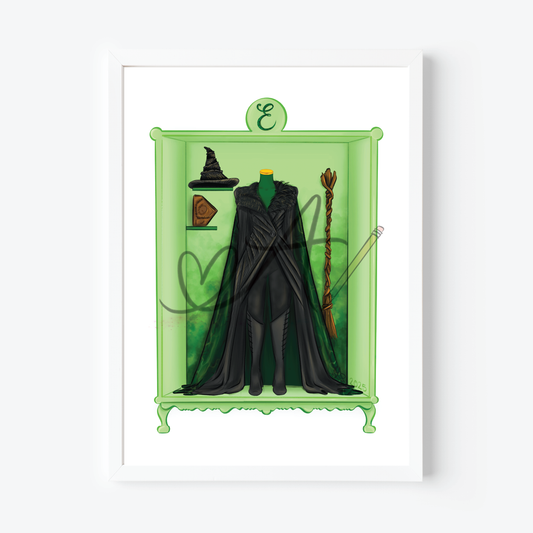 Green Witch Part 2 2025 Wardrobe Art Print