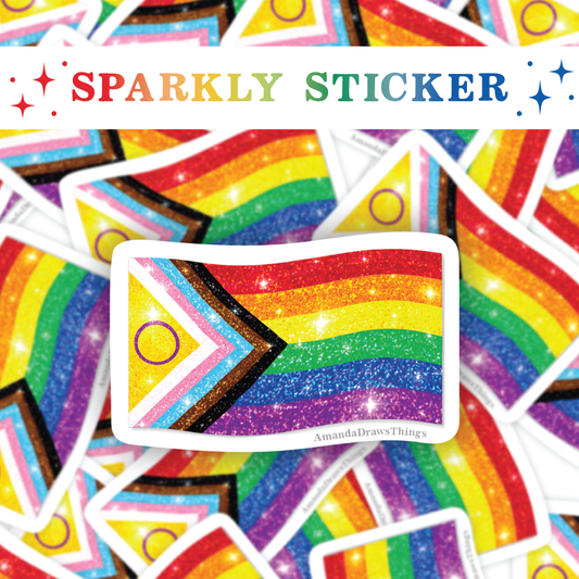 Inclusive Flag Sticker