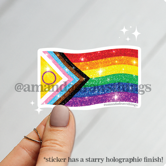 Inclusive Flag Sticker