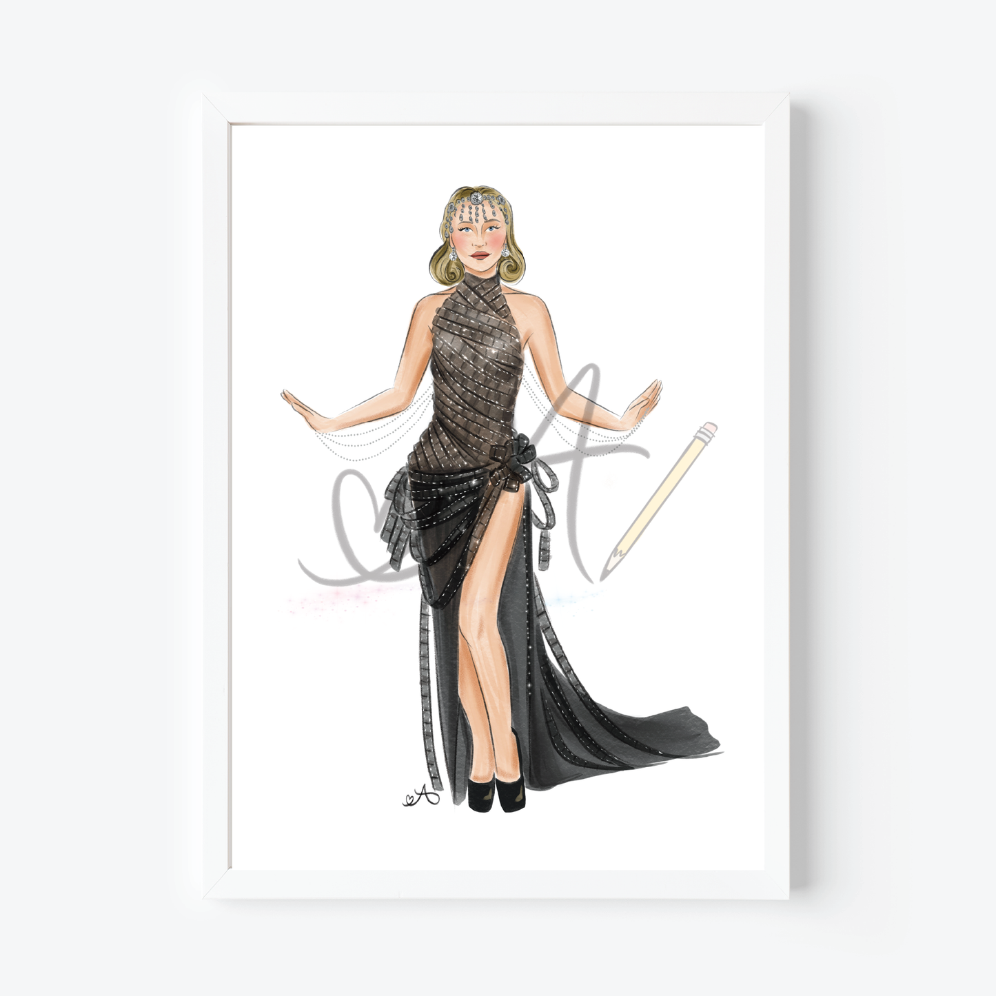 Met Gala Film Strip Gown