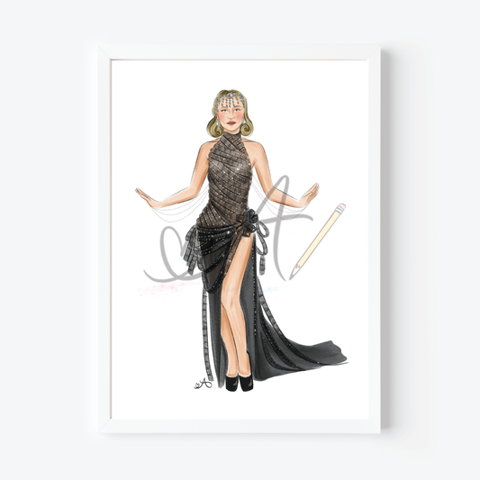 Met Gala Film Strip Gown