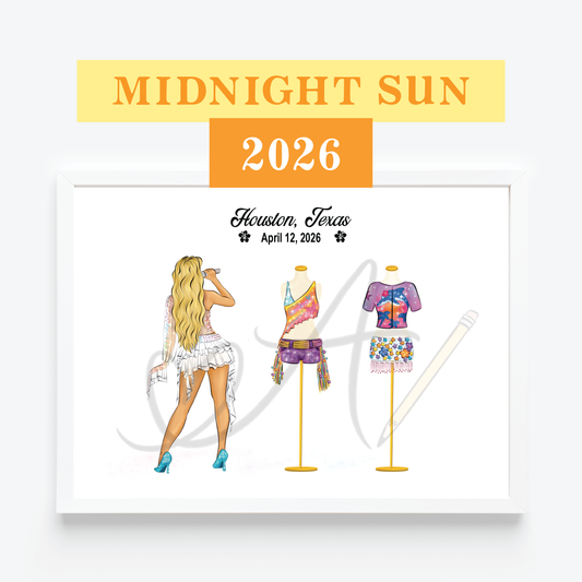 Midnight Summer Pop Star 2026 Tour Outfit Lineups