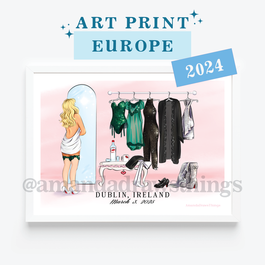 Art Print Sn'S Europe Dates Dressing Room CUSTOM Outfit Lineup Standard Art Print