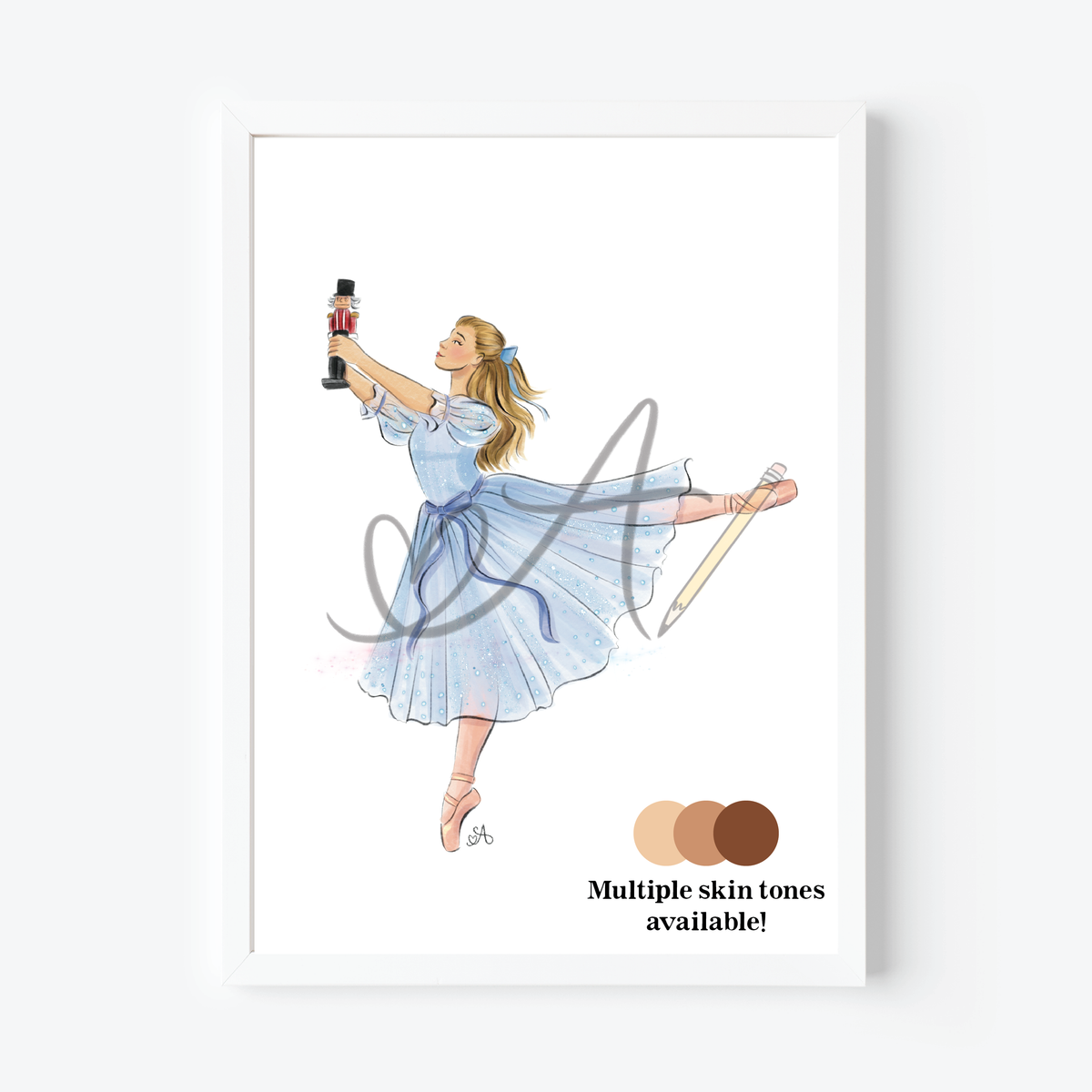 Nutcracker Clara Art Print