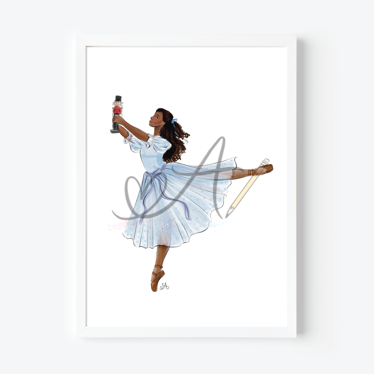 Nutcracker Clara Art Print