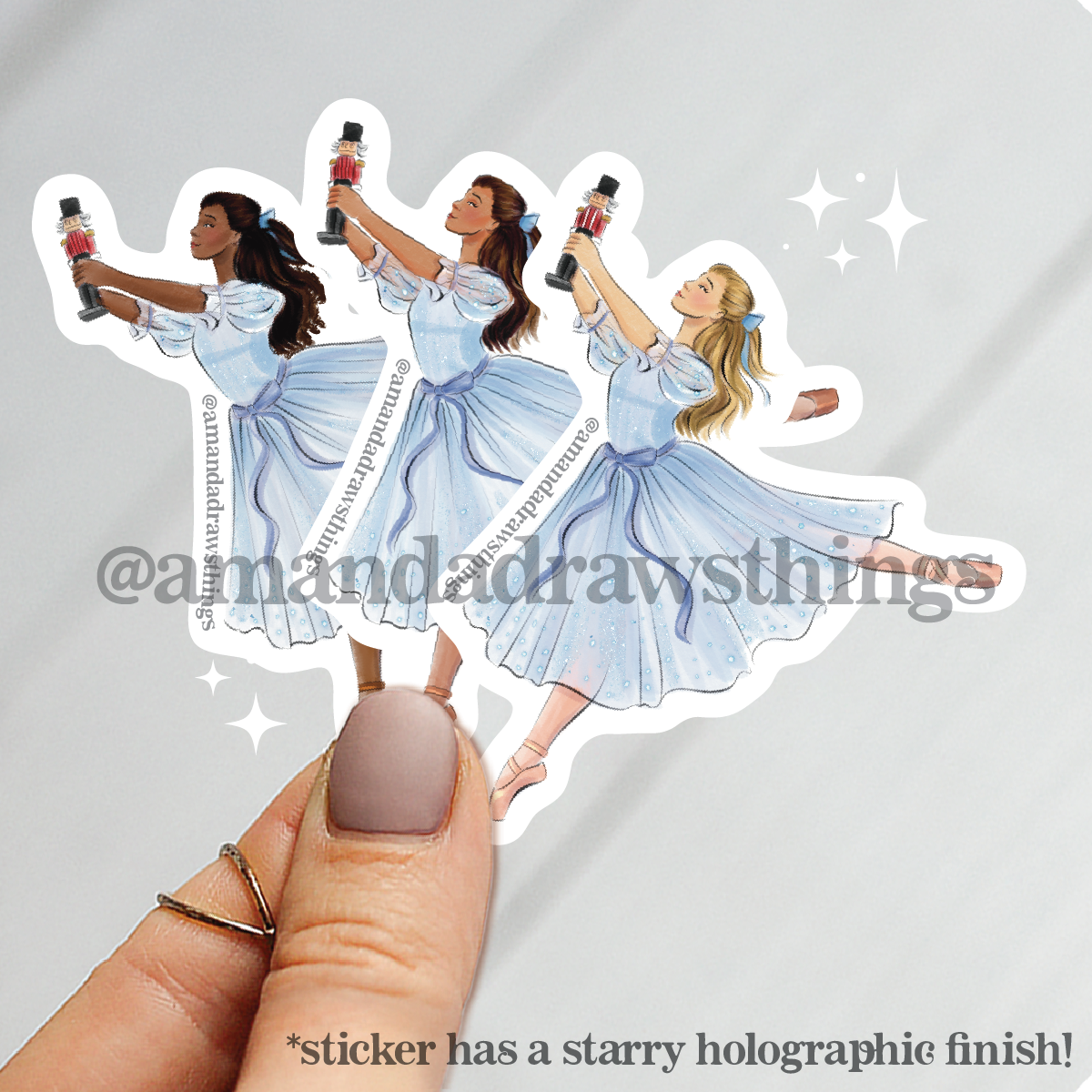 Nutcracker Clara Sticker