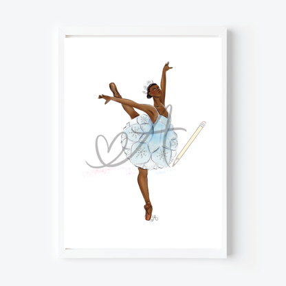 Nutcracker Snowflake Art Print