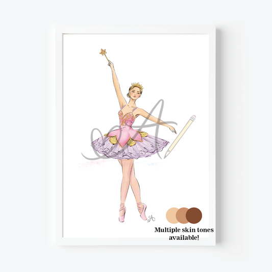 Nutcracker Sugar Plum Fairy Art Print