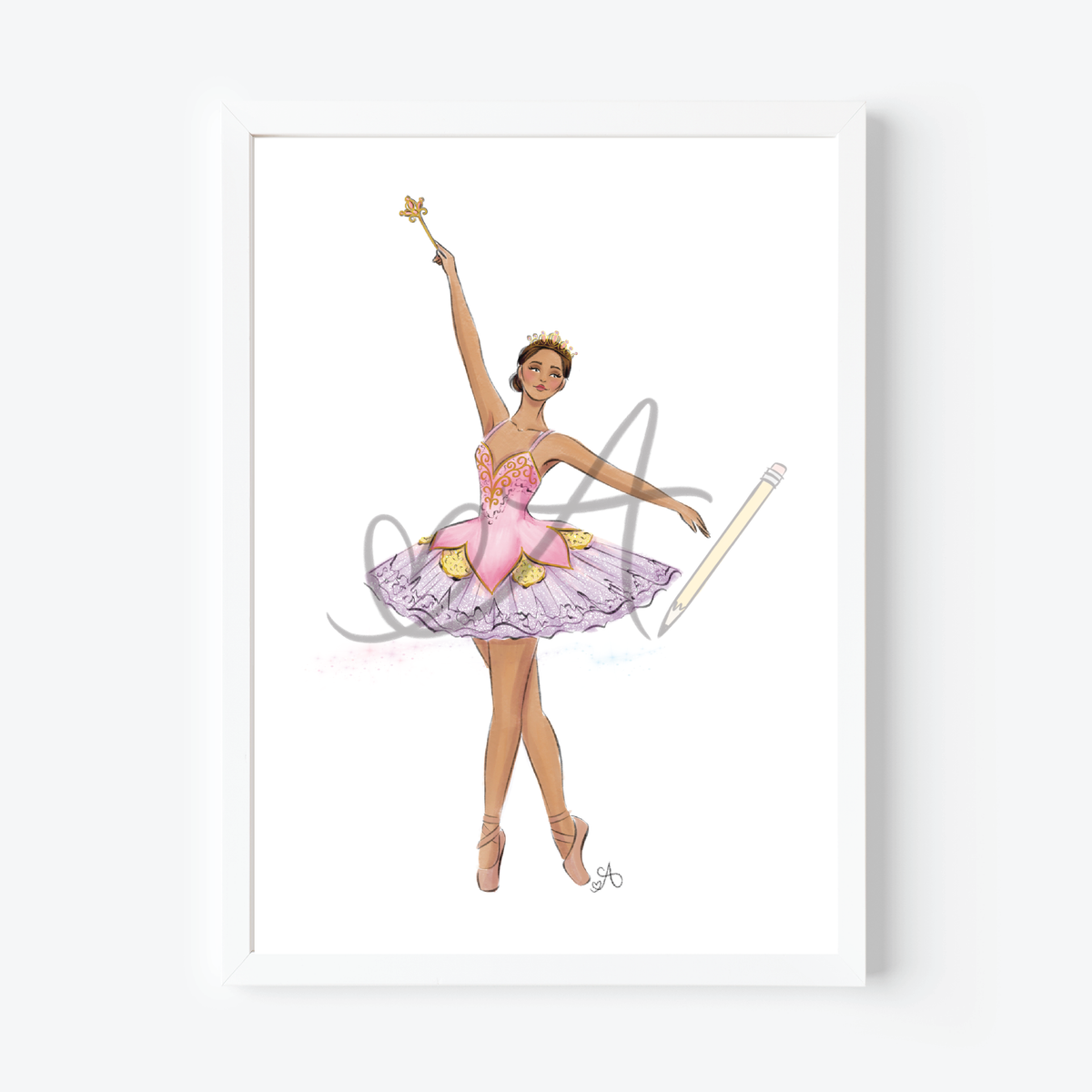 Nutcracker Sugar Plum Fairy Art Print
